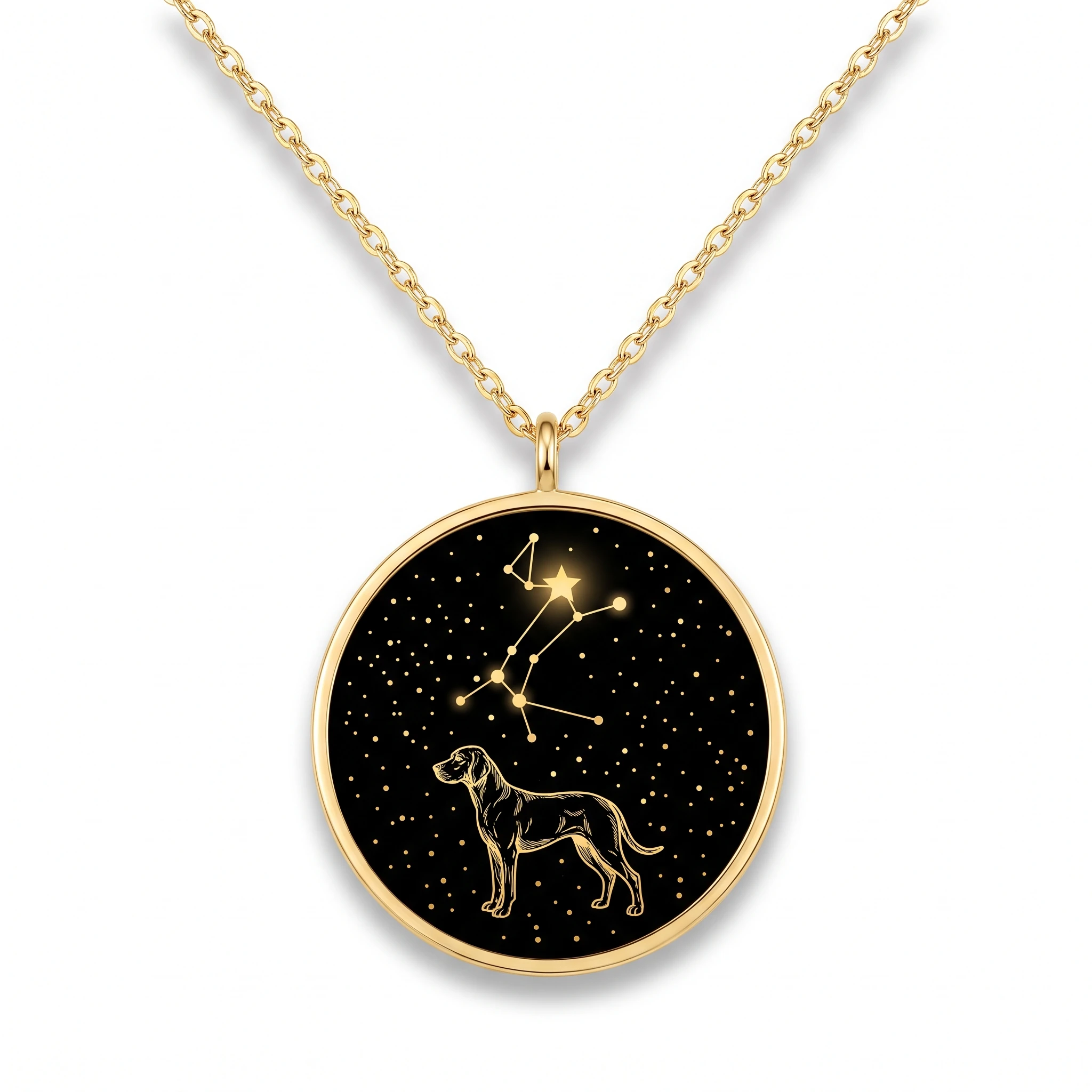 Canis Major Guardian Constellation Custom Engraved Keepsake