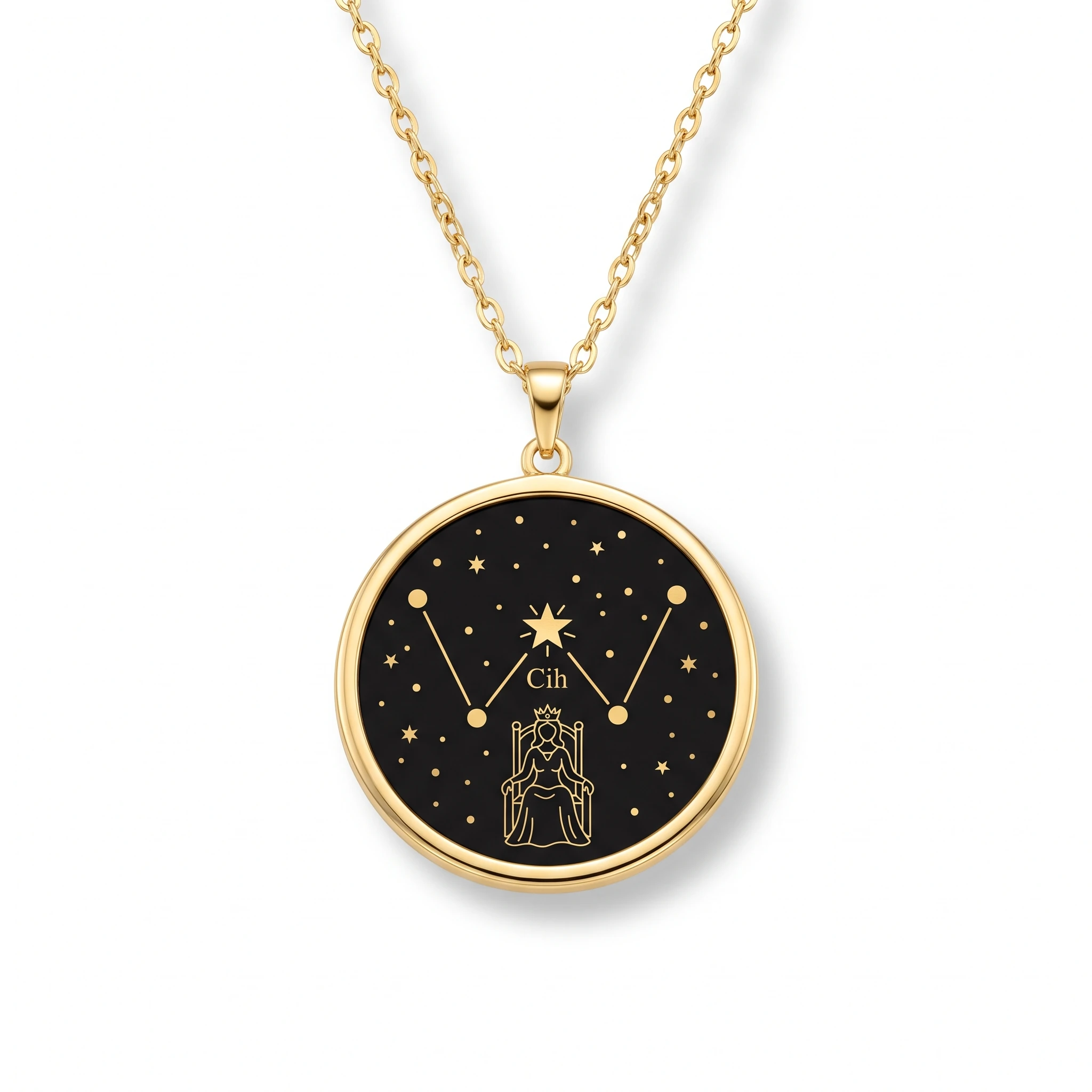 Cassiopeia Guardian Constellation Keepsake — Engraved to Order