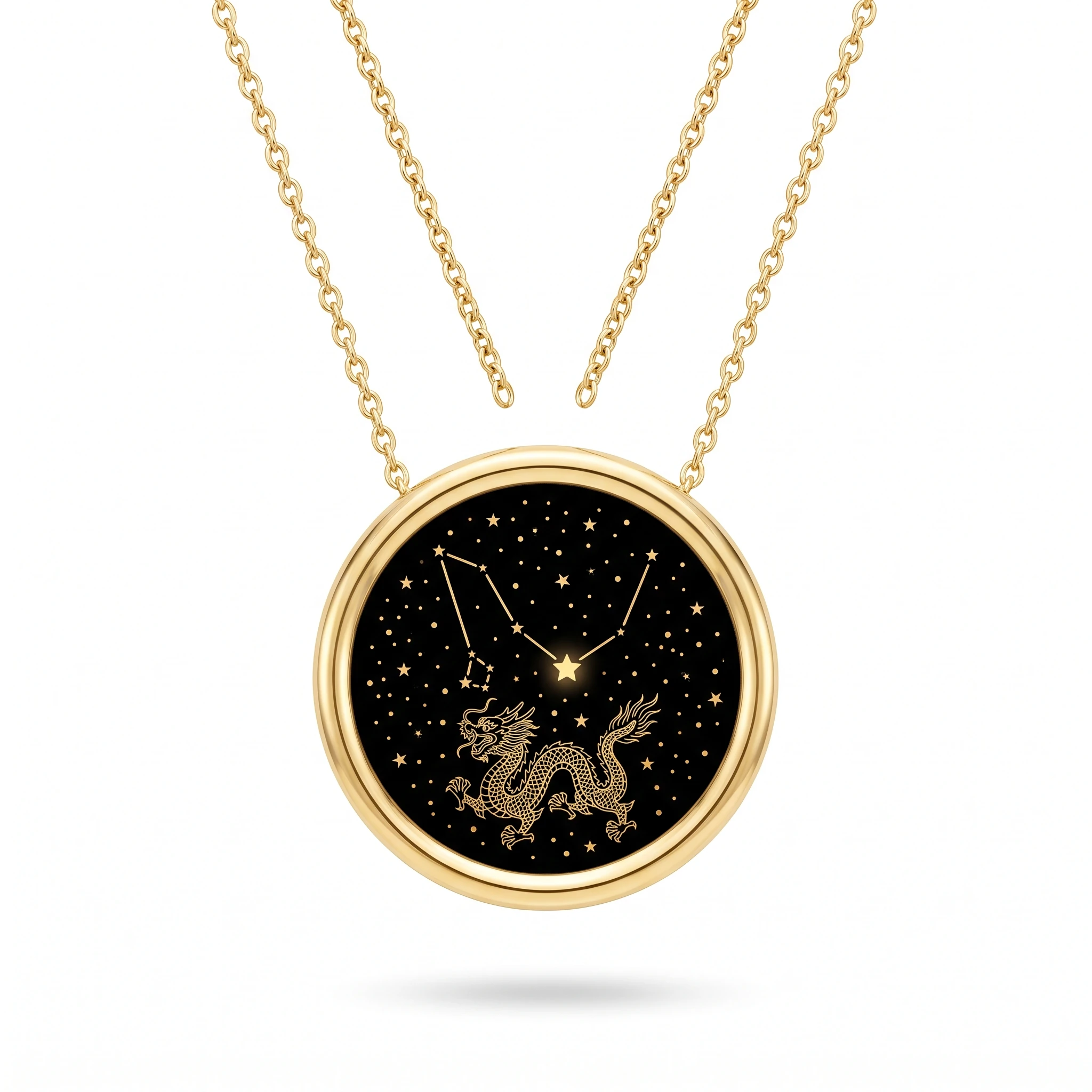 Draco Constellation Keepsake — Engraved to Order on Your Chosen Plate
